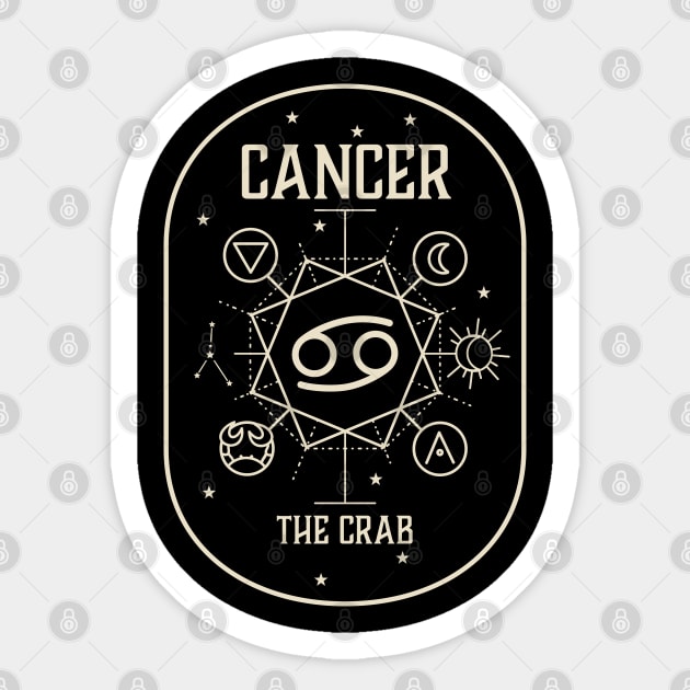 Cancer Sticker by Nazonian